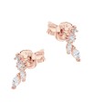 Dewdrop Elegance Silver Stud Earring STS-6950